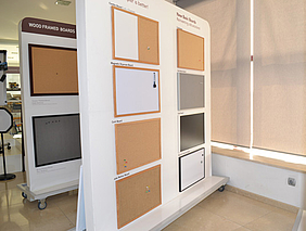 Bereich Boards im Bi-silque-Showroom